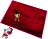 large RED  luxury rug