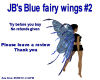 JB's blue fairy wings #2