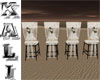 [K] Wedding Chairs Row