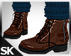 Fall Boots w/Sock Brown