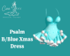 Psalm B/Blue Xmas Dress