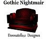 gothic cuddle chair