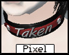 <Pp> Red Taken Collar