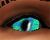 teal blue eye
