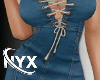 ! SEXY BLUE DENIM DRESS