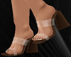 Z-Brown Clear Sandals