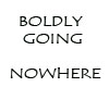 BOLDLY GOING NOWHERE