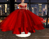 RED BALL GOWN