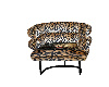 leopard card  chair