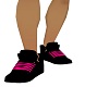 hot pink/blk shoes