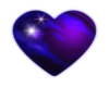 Blue and Purple heart