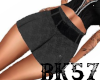 *BK*Gray lace skirt