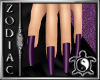 Purple Tease Nails