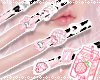 牛ROSIE: deco cow nails