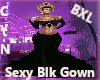 BXL Sexy Blk Gown