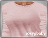 Long pink sweater lace
