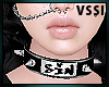 "SIN" Spiked Collar