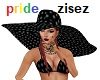 !Pride black beach hat