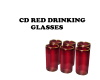 CD Red Drinking Glasses