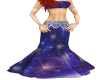 goddess gown star purple
