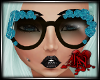 [LN] Teal Rose Glasses