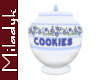 MLK Blue Cookie Jar