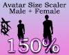 150% - Avatar Scaler
