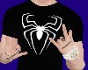 T-shirt Spider Man black