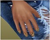 GOld Nails~ Dainty Hands