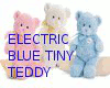 Electric Blue Tiny Teddy