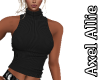 AA Black TurtleNeck Top