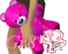 [gr8] pink fuzzy teddy