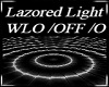 Wht Lazored Floor Light