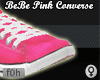 f0h BeBe Pink Converse