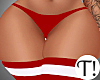 T! Elf Panties/Socks Red