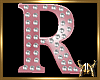 Marquee Letter R Pink
