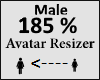 Avatar scaler 185% Male