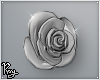 Silver Rose Earrings