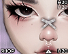 Face Nose Cros-s White