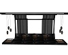 LL~WOOD&GRAY ASIAN SOFA