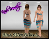 KM - Blue Skirt Bikini