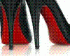 Zapatillos Negro y Rojo