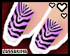 !L Purple Zebra Nails