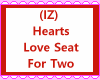 Hearts Love Seat For Two