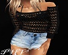 PHV Sweater w/Shorts Blk