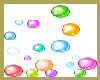 coloured bubbles/balls