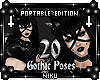 *20 Goth Model Poses