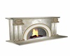 GOLD FIREPLACE