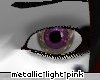 metallic light pink eyes