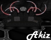 ]Akiz[ Chaise Dark Sofa